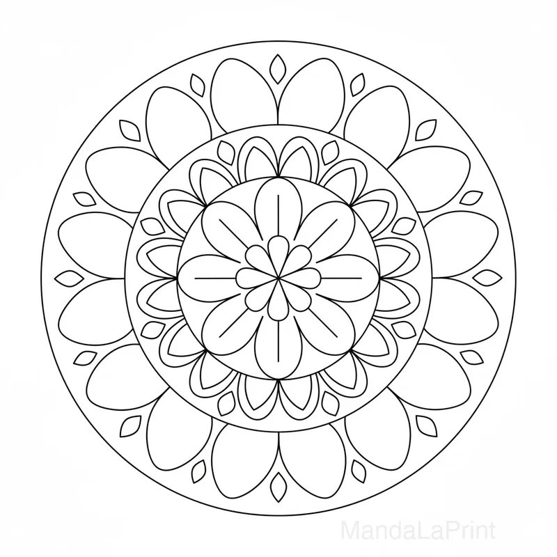 Débutant Zen Mandala #30