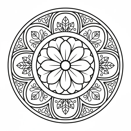 Mandala Basique Relaxant #32