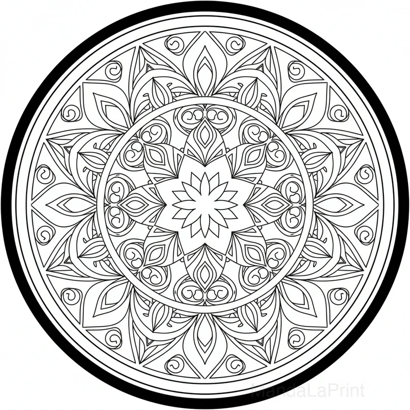 Mandala Basique Relaxant #42