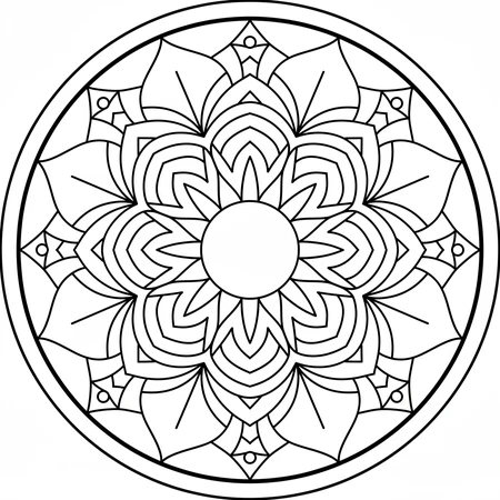Mandala Débutant Zen #26