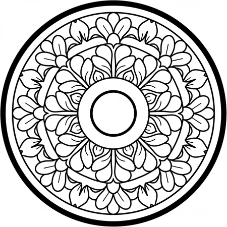 Mandala Simple pour Débutants #11