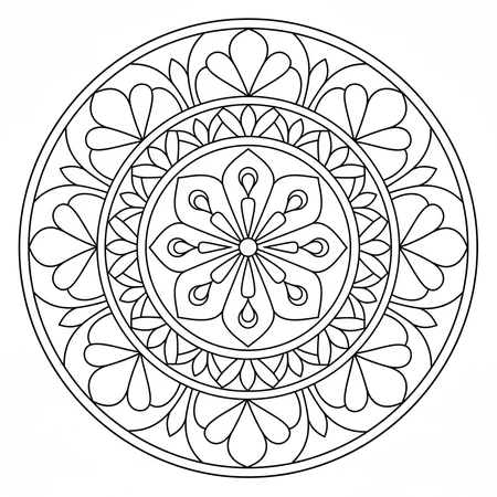 Mandala Simple pour Débutants #3