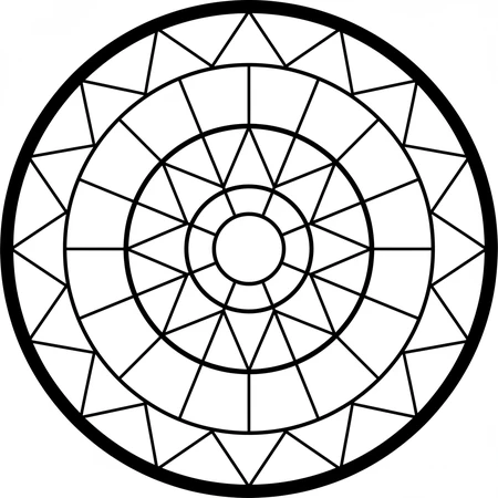 Mandala Facile à Colorier #18