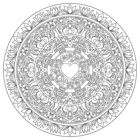 Mandala Fête des Mères #10