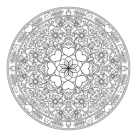 Mandala Fête des Mères #14