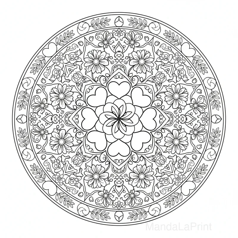 Mandala Fête des Mères #14