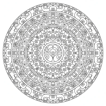 Mandala Fête des Mères #2