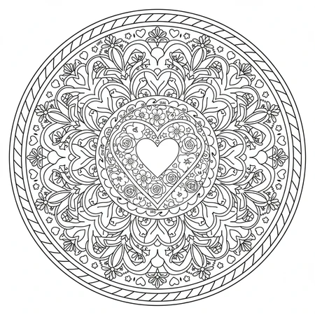 Mandala Fête des Mères #7