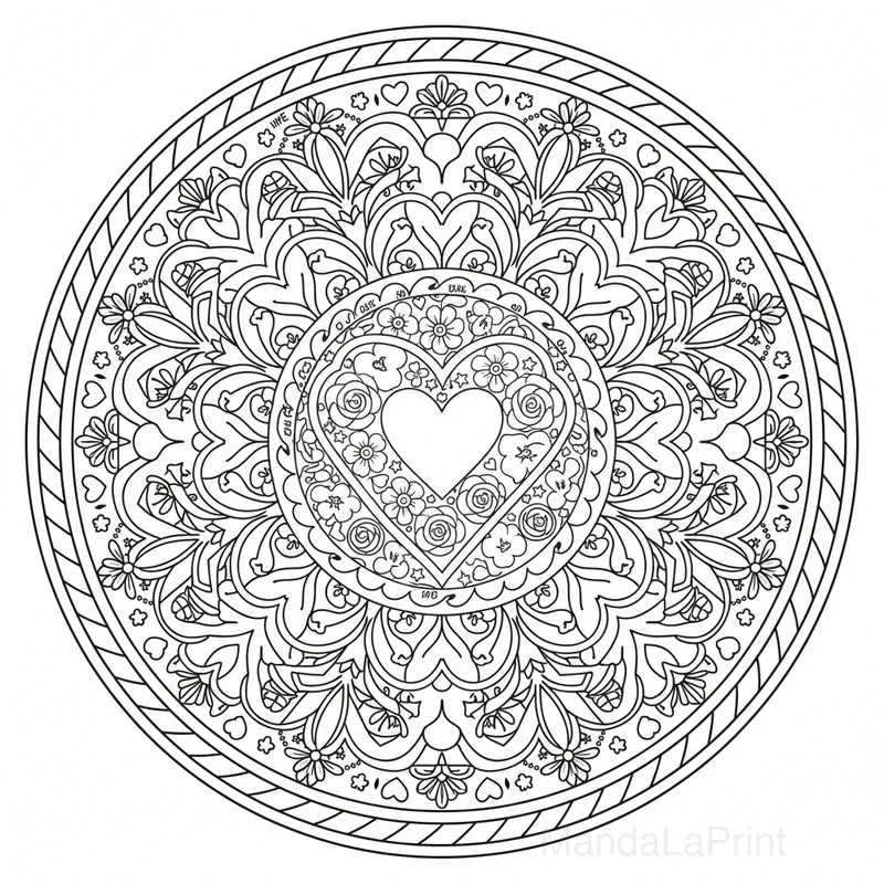 Fête des Mères  Mandala #7