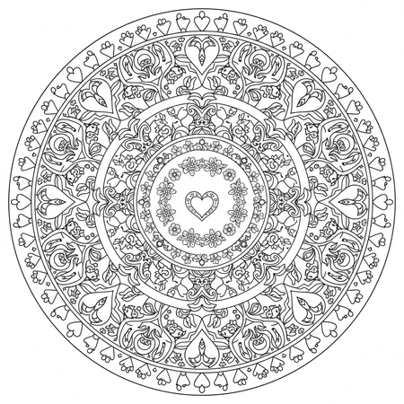 Mandala Fête des Mères #17