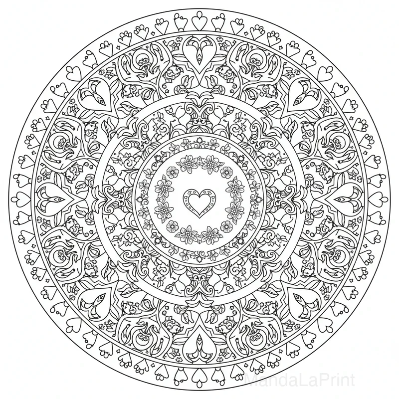 Mandala Fête des Mères #17