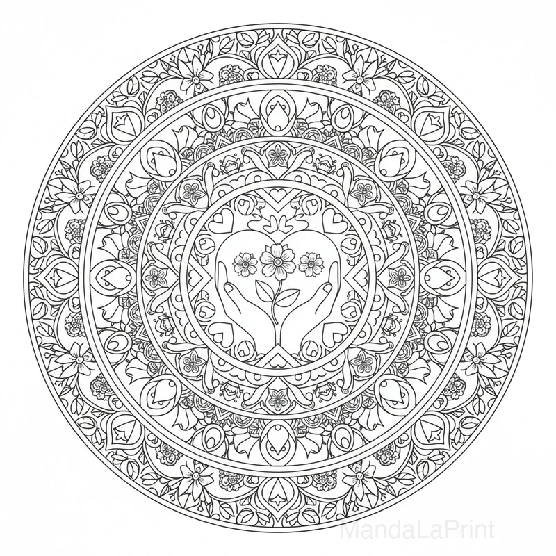 Mandala Fête des Mères #20