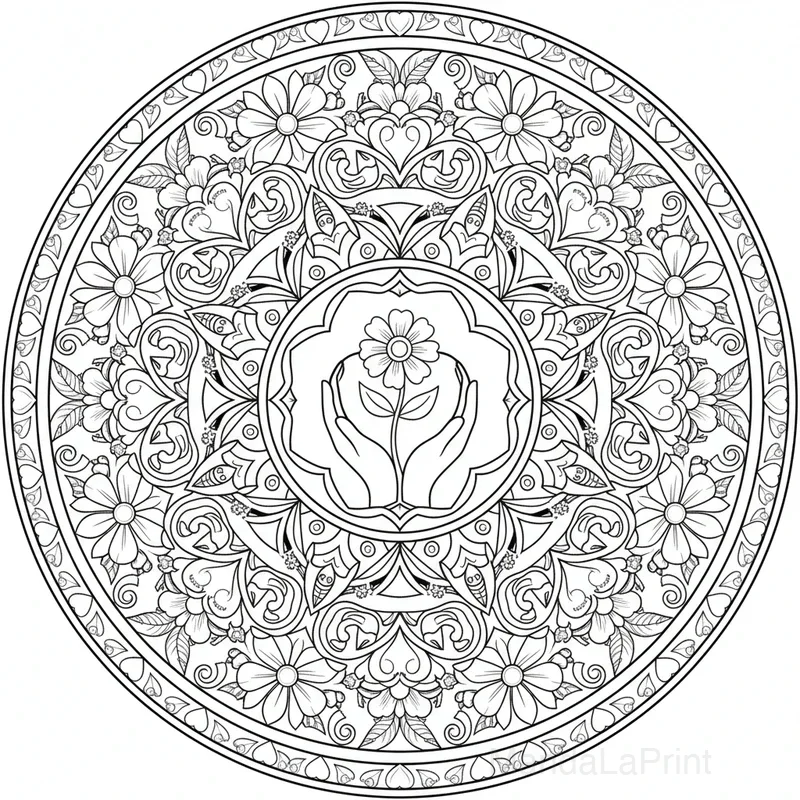 Mandala Fête des Mères #15