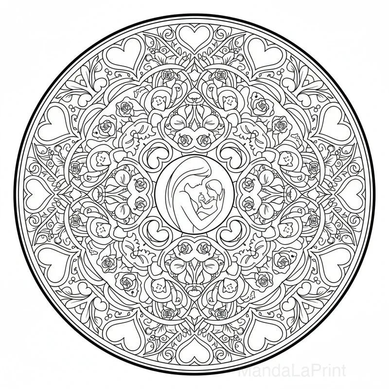 Dia das Mães  Mandala #13