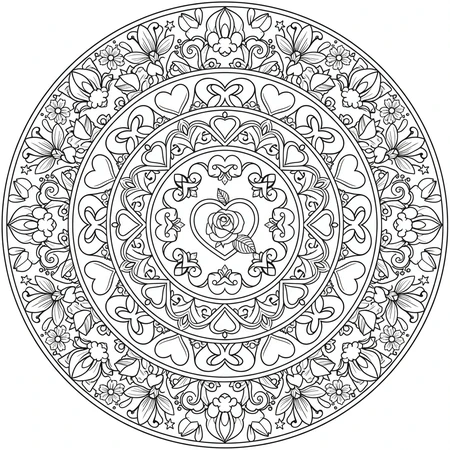 Mandala Fête des Mères #16