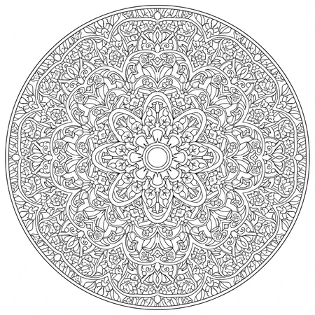 Mandala Fleurs de Cerisier #32