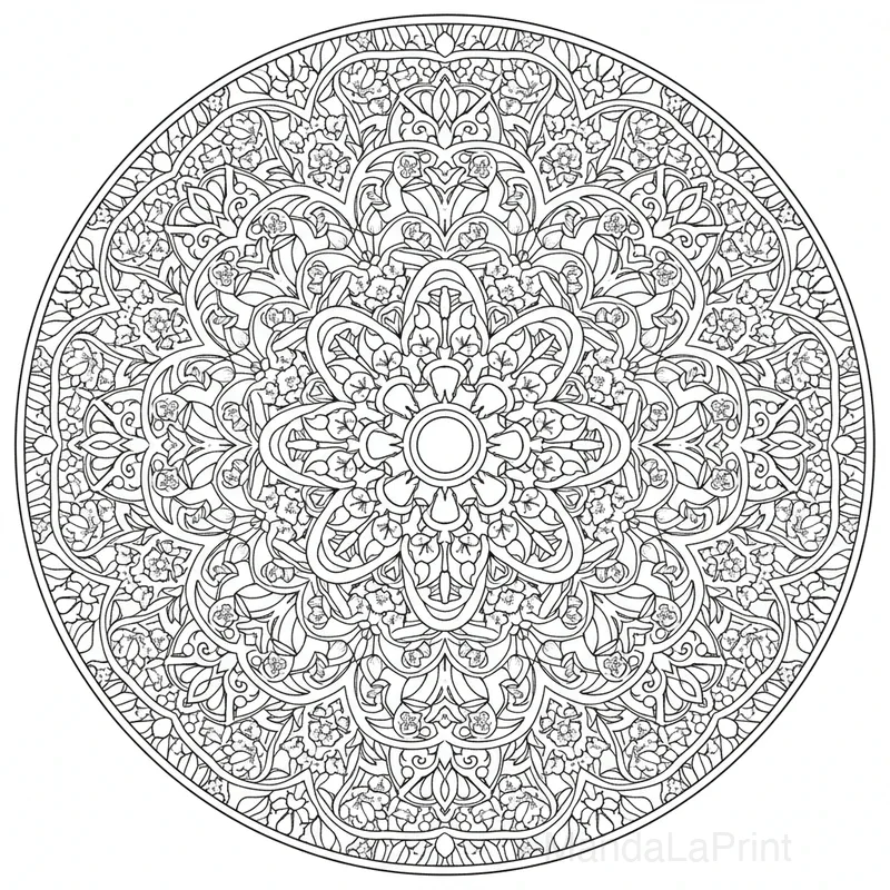 Mandala Fleurs de Cerisier #32