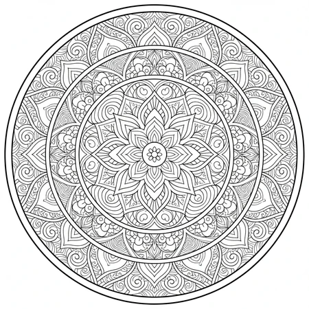 Mandala Fleur de Lotus #30