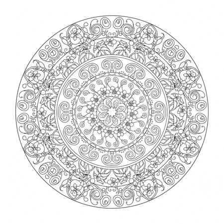 Mandala Fleur de Lotus #11