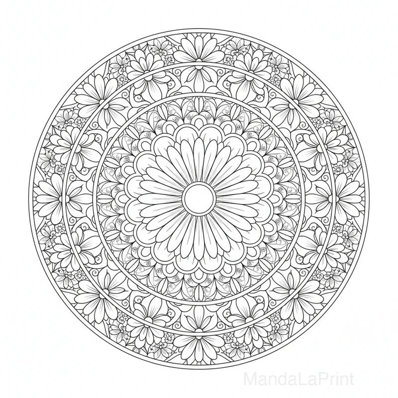 Lotus Fleur Mandala #10