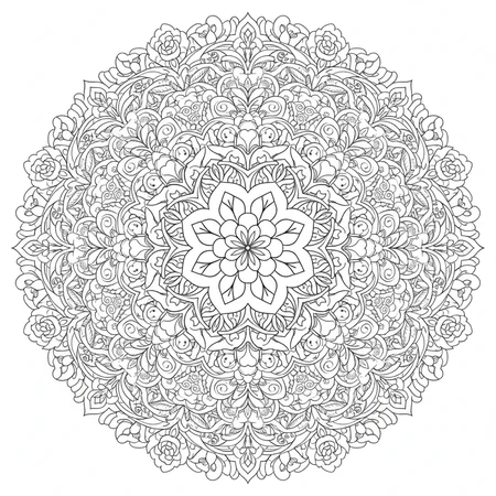 Mandala Fleur de Lotus #2