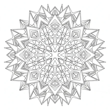 Hypnotique Spirale Mandala #1