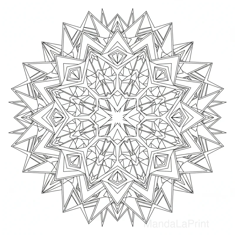 Hypnotique Spirale Mandala #1