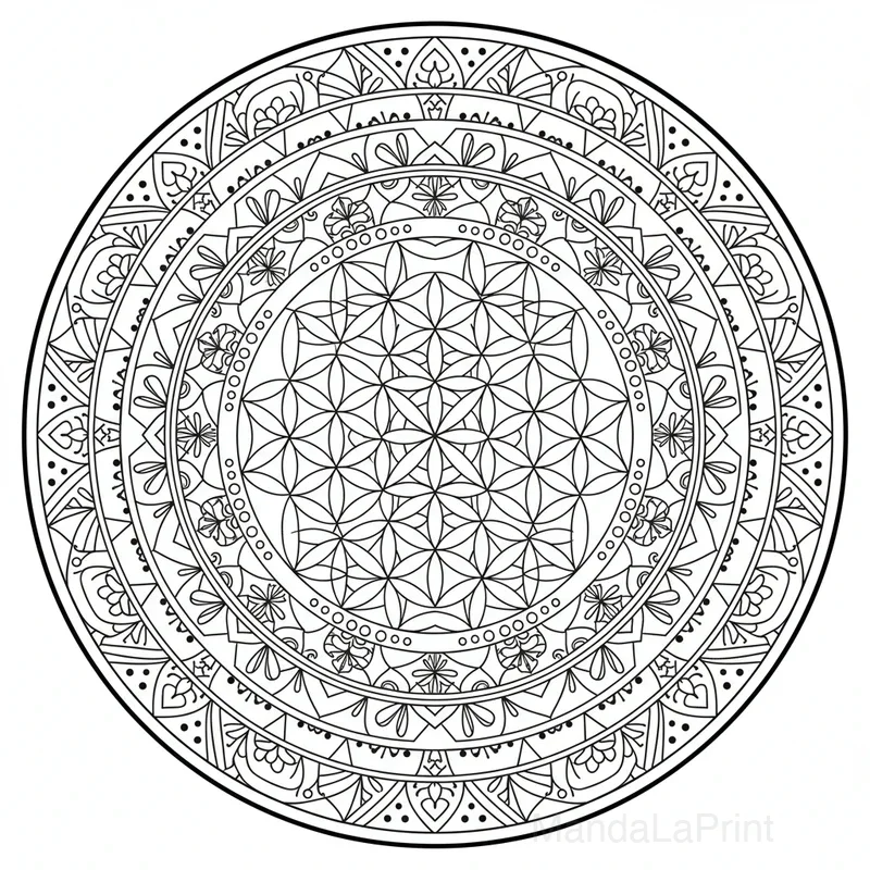 Mandala Géométrie Sacrée #26