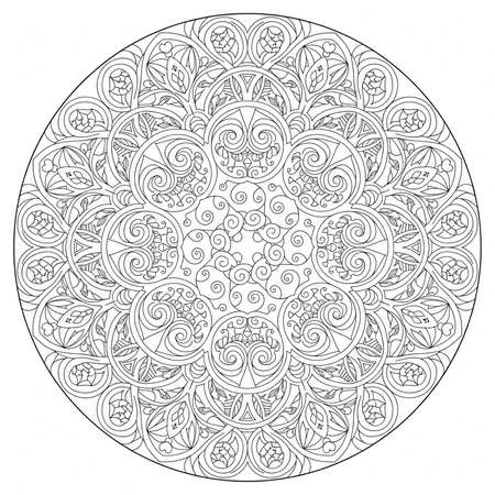 Mandala Géométrie Sacrée #8