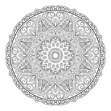 Mandala Géométrie Sacrée #6