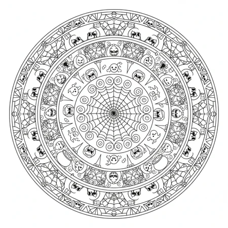 Mandala Halloween #5