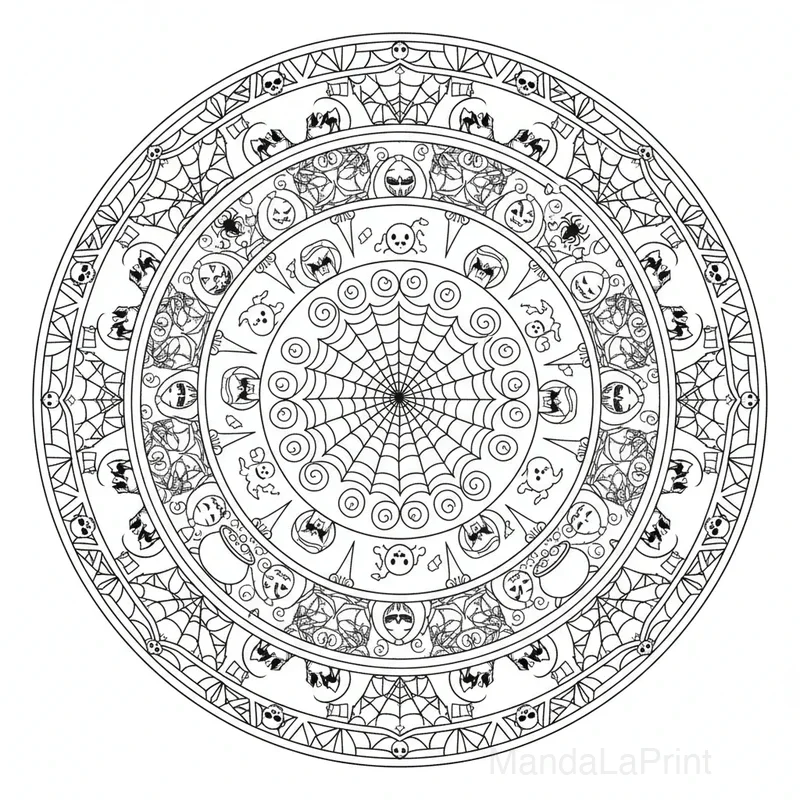 Halloween Mandala #5