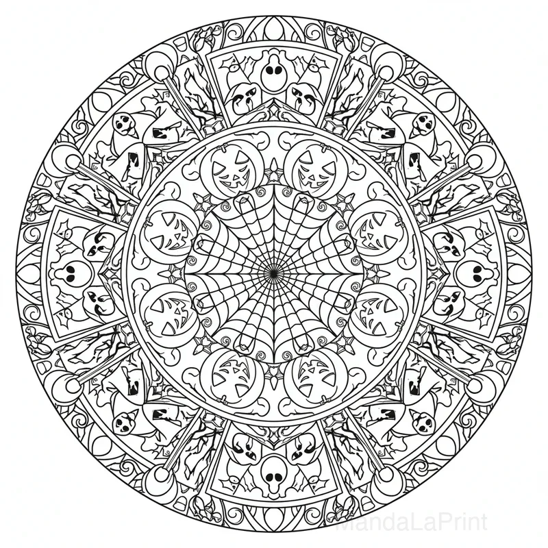Halloween Mandala #19