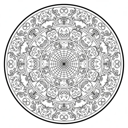 Mandala Halloween #16