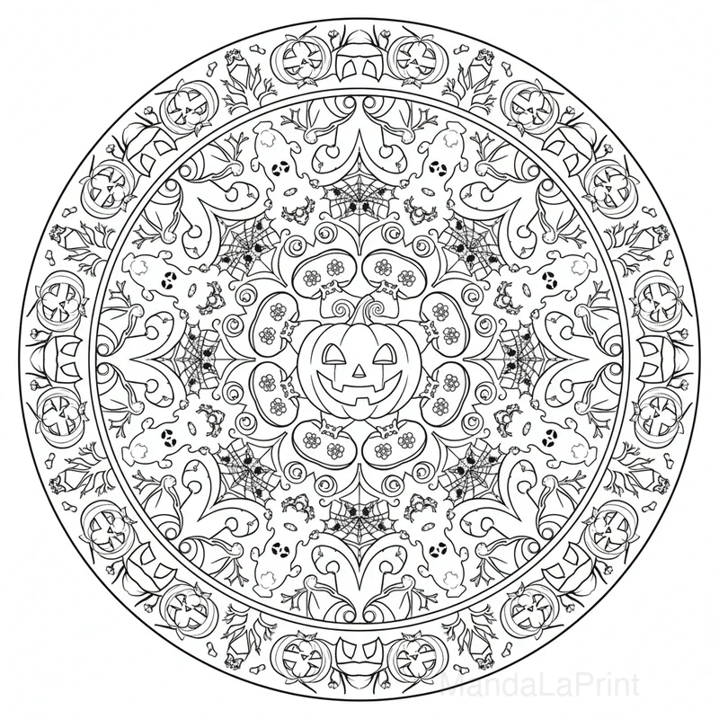 Mandala Halloween #11