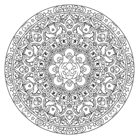 Mandala Halloween #1