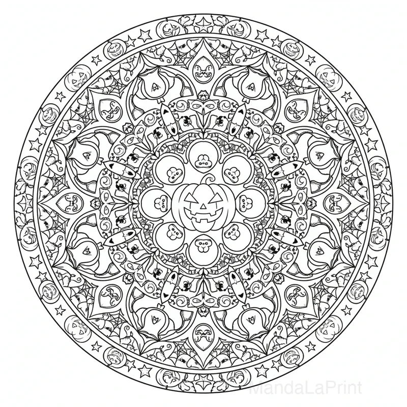 Mandala Halloween #1