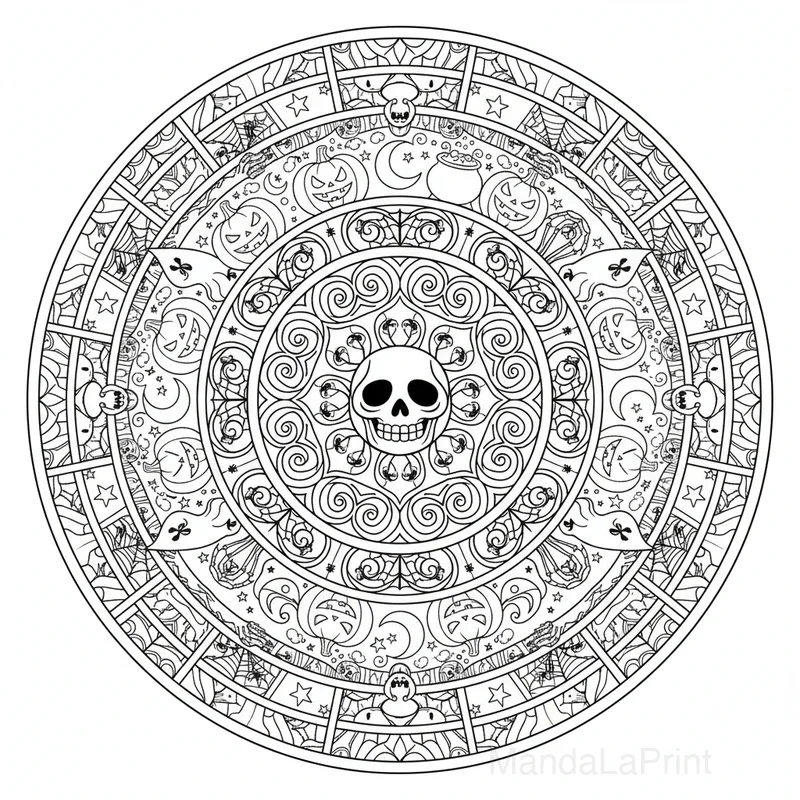 Halloween Mandala #2