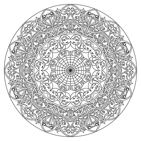 Mandala Halloween #3