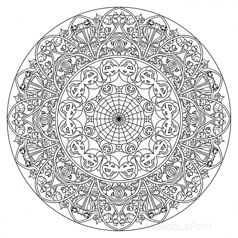 Halloween Mandala #3