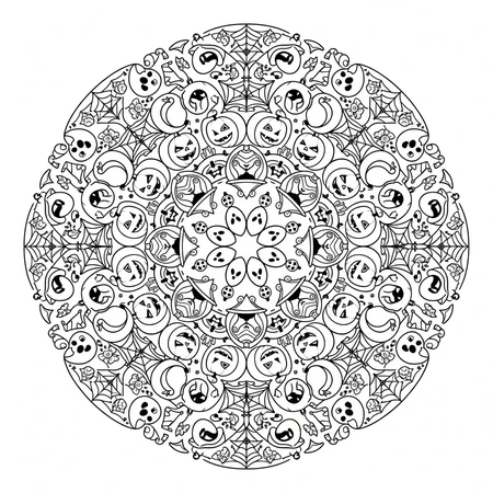 Mandala Halloween #15