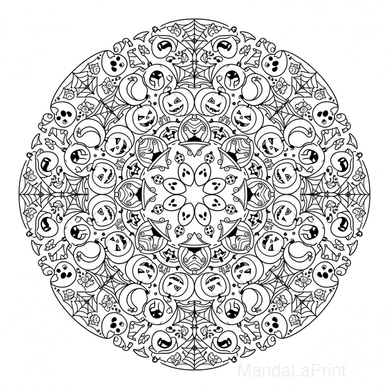 Halloween Mandala #15