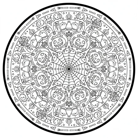 Mandala Halloween #4