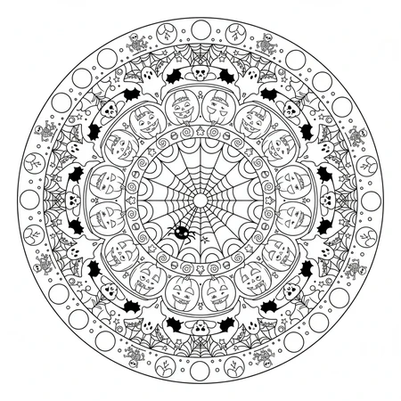 Mandala Halloween #14