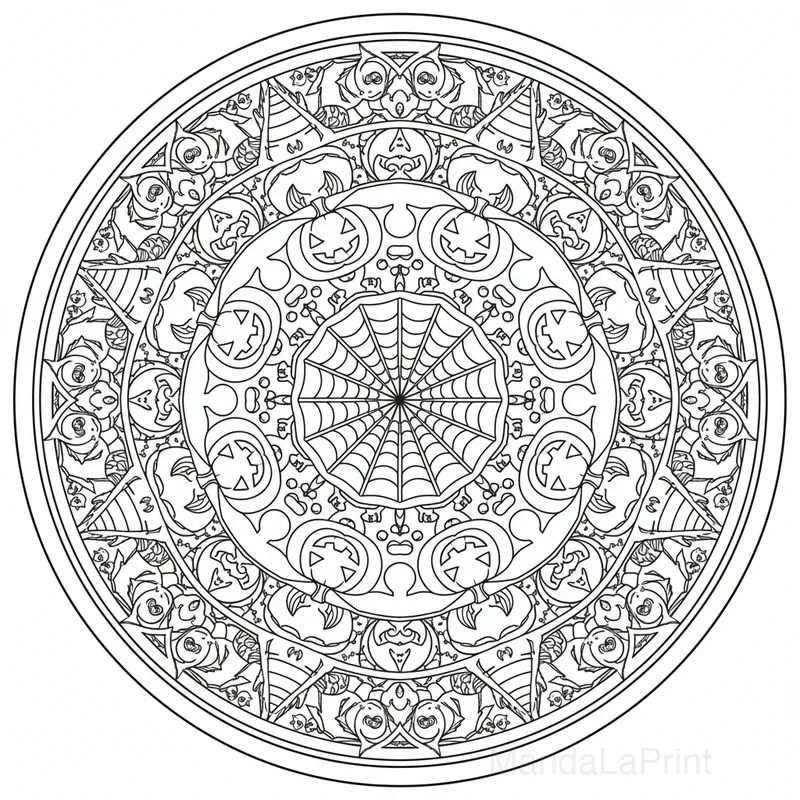 Halloween Mandala #18