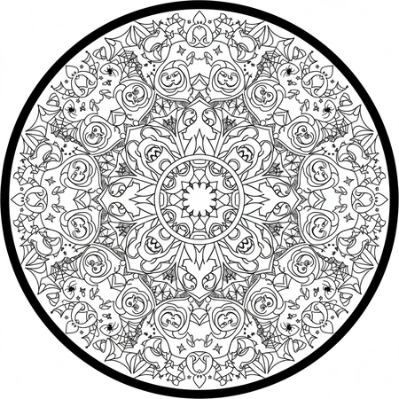 Mandala Halloween #20