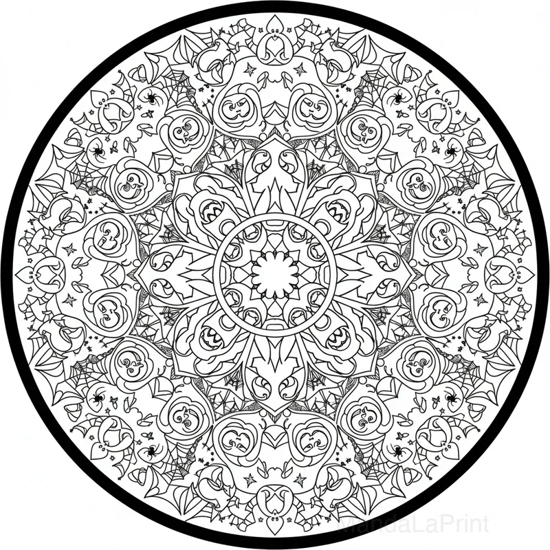 Halloween Mandala #20