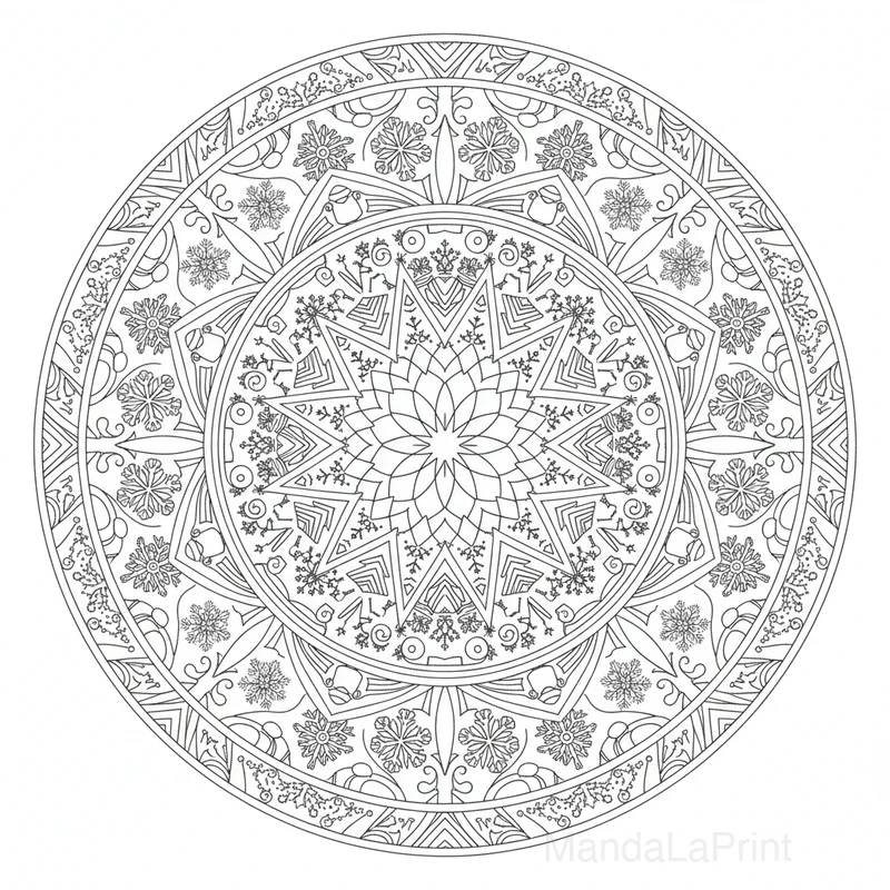 Hiver Mandala #13