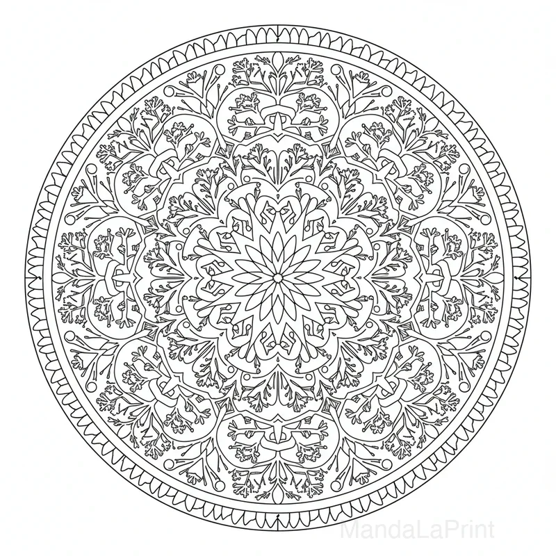 Hiver Mandala #1