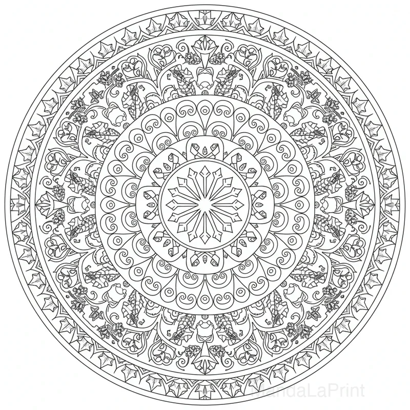 Hiver Mandala #20